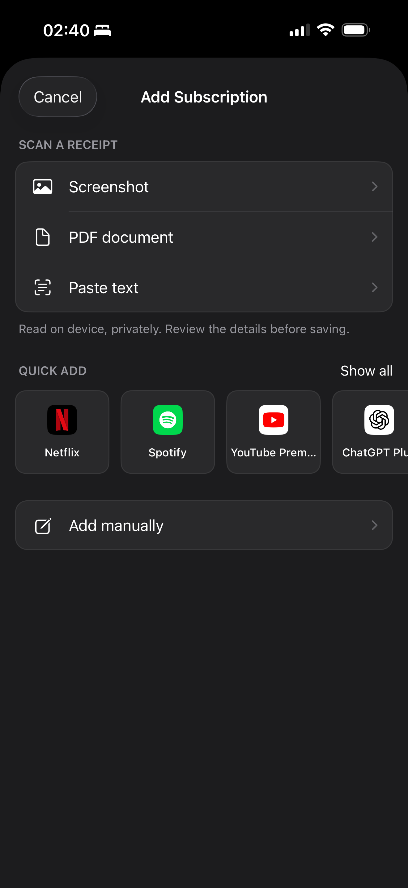 AI Receipt Capture